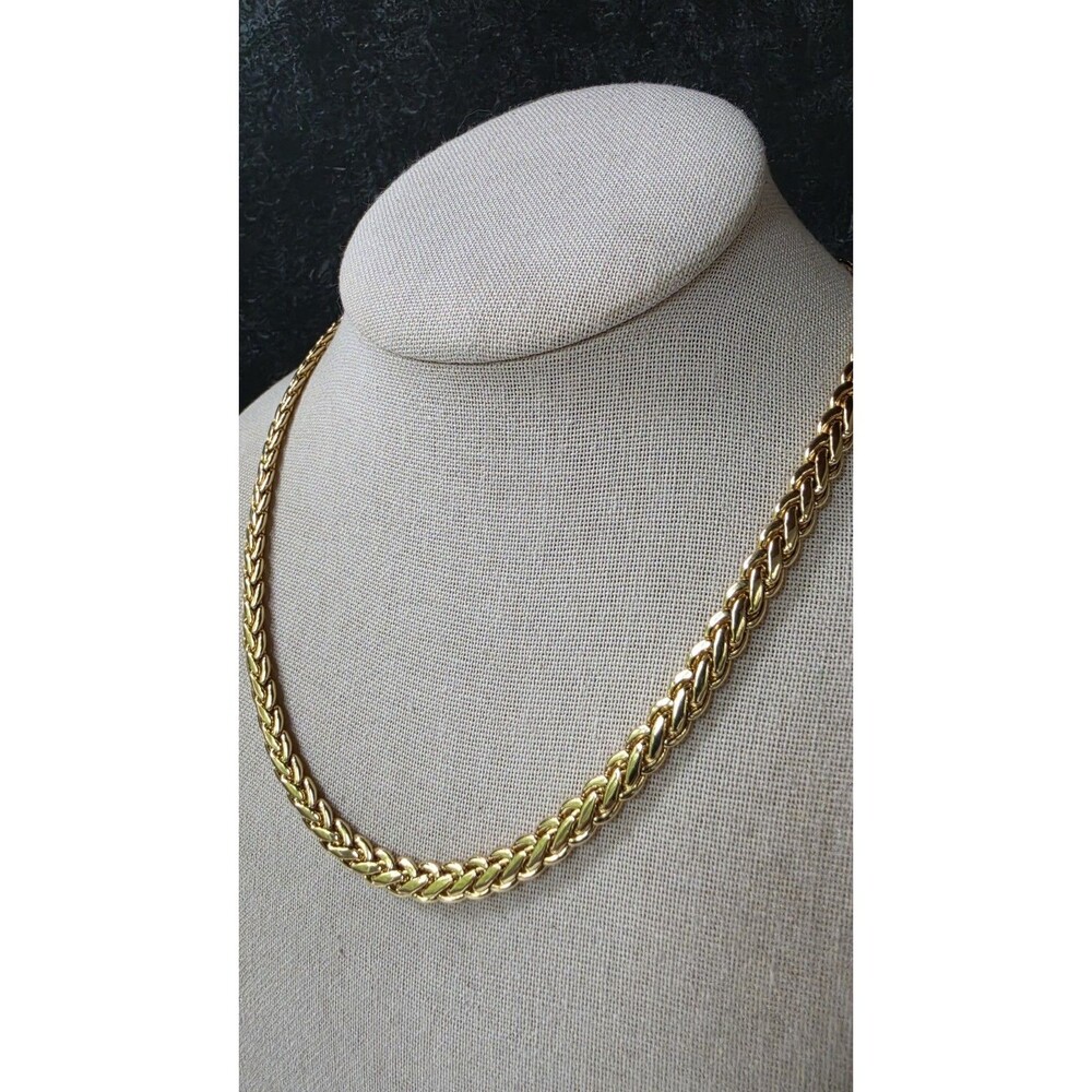 Talbots Gold Tone Metal Chain Necklace Vintage Costume Jewelry